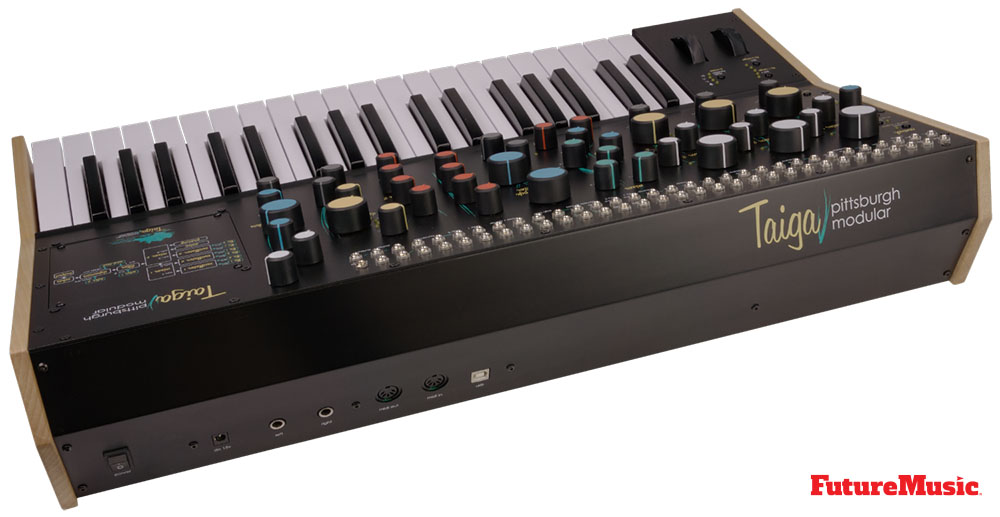 Pittsburgh Modular Taiga Keyboard Analog Synthesizer - Rear view