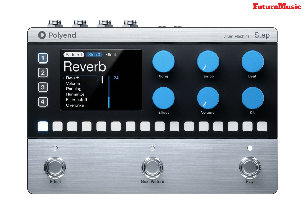 Polyend Step drum machine guitar pedal FutureMusic
