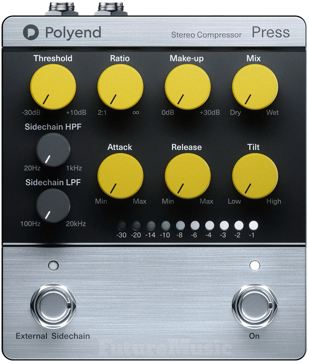 Polyend Press Stereo Compressor Guitar Pedal Review