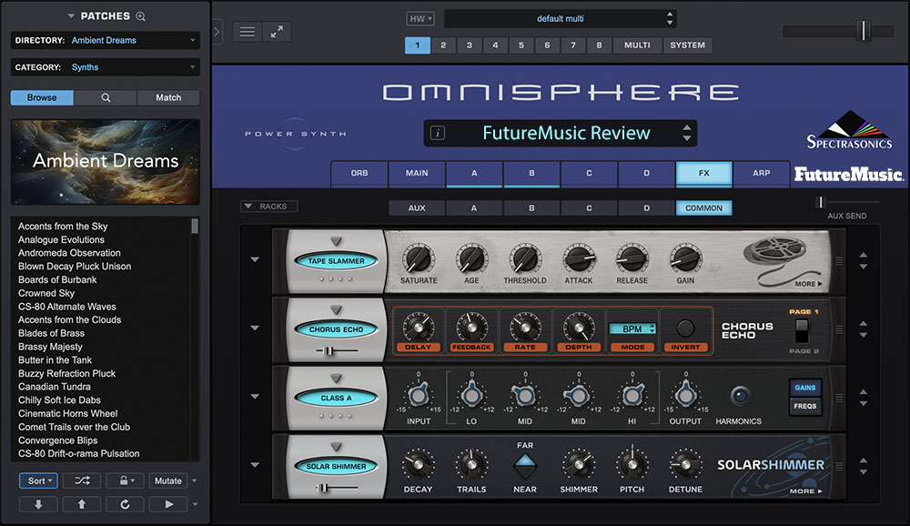 Spectrasonics Omnisphere 3 - Effects Rack - FutureMusic Review