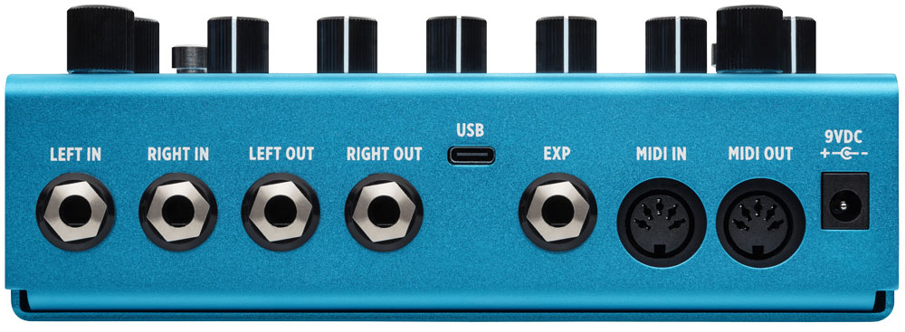 Strymon BigSky MX Reverb Guitar Effects Pedal rear connections