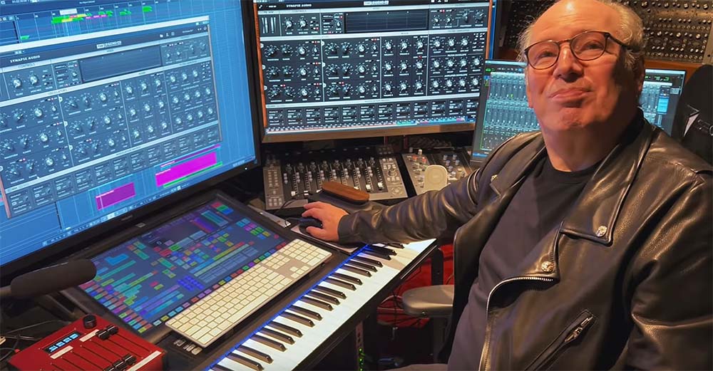 Hans Zimmer with the Synapse Audio The Legend HZ Soft Synth