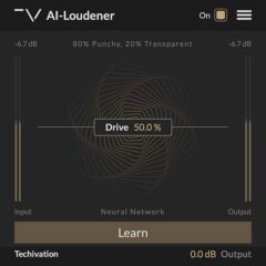 Techivation Releases AI-Loudener Plug-In