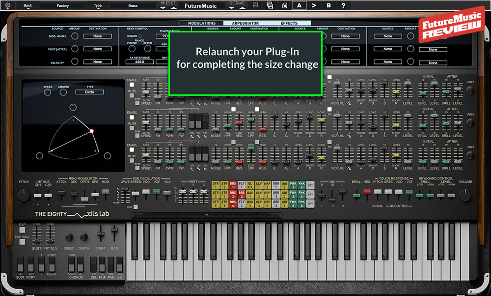 XILS Lab The Eighty Review By FutureMusic Magazine - Size Change Requires Relaunch