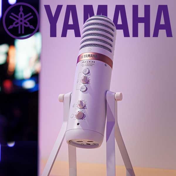 LIVE STREAMING USB MICROPHONE YAMAHA AG01 NOIR