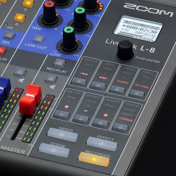 Zoom has released the L8 LiveTrak, a portable podcasting studio that