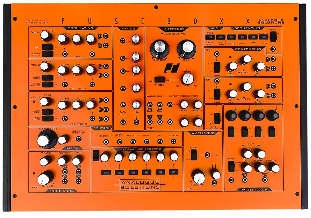 Erica Synths Perkons Drum Machine Top View