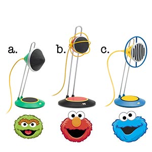 Gibson Unleashes 3 Sesame Street Widget Microphones