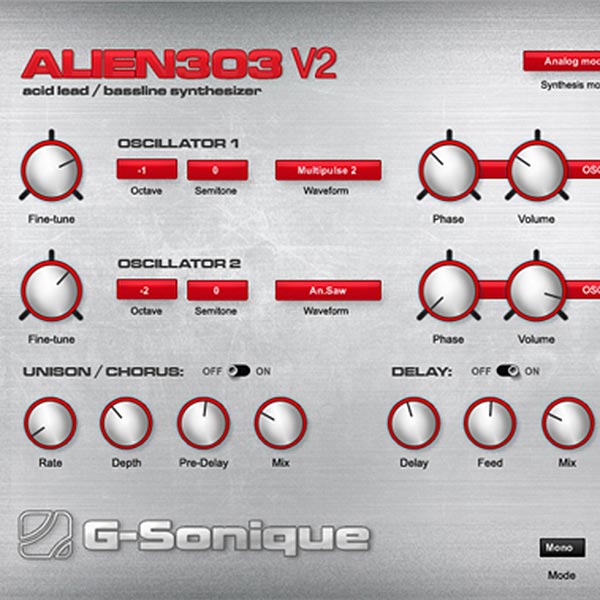 download g sonique alien303 vsti free