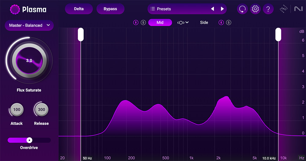 iZotope Plasma intelligent tube saturation plug-in