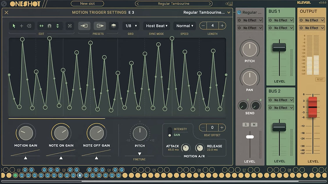 klevgrand oneshot motion engine FutureMusic