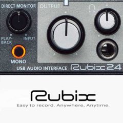 Roland Premiers Rubix22, Rubix24 & Rubix44 Audio Interfaces