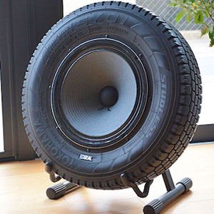 The Seal Recycled Tire Speaker