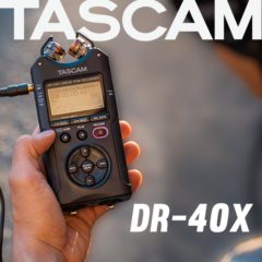 TASCAM Premiers DR-X Series Digital Audio Recorders