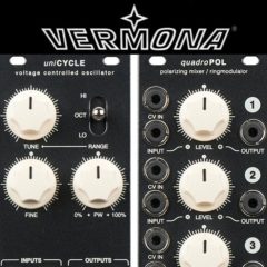 Vermona Debuts Two New Eurorack Modules, uniCYCLE Voltage Controlled Oscillator & quadroPOL Polarizing Mixer / Ringmodulator