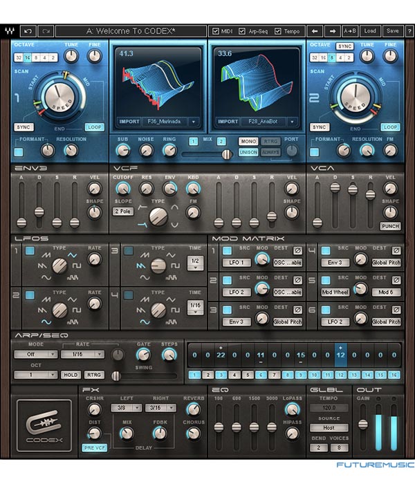 Waves Releases Codex Wavetable Synth
